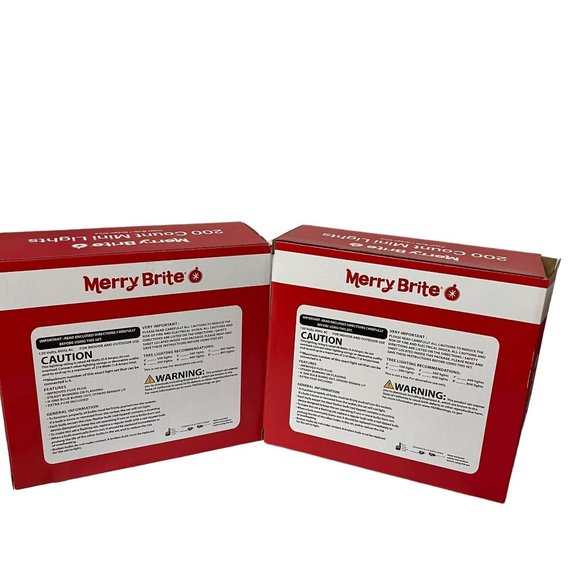 Merry Brite 200 Count Christmas Mini Lights Multi Bulb Green Wire - Picture 8 of 16